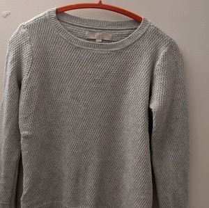 Loft light weight grey sweater